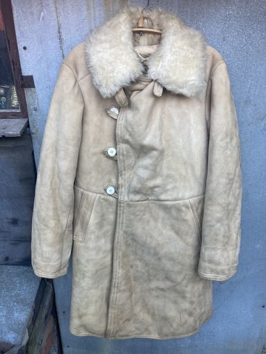 ТУЛУП Бекеша офицерская СССР овчина (52 размер)