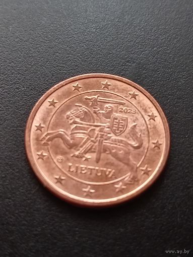 Литва 5 евроцентов 2023 г.