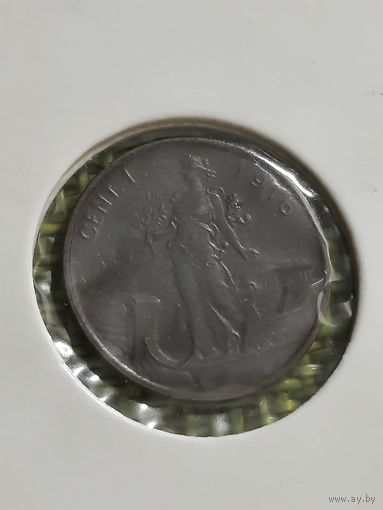 1 чентезимо 1916  Италия