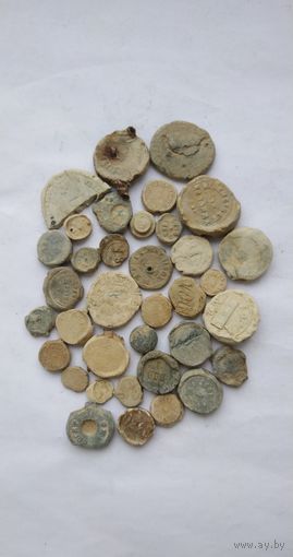 Пломбы старые старинные 36 штук