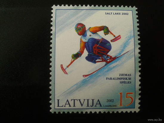 Латвия. 2002г. Паралимпиада.