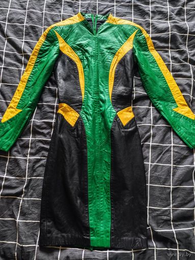 Платье женское кожаное, Б/У, ТОРГ