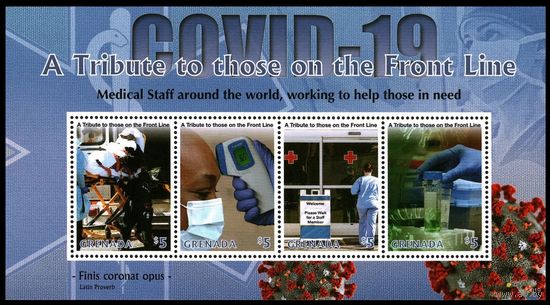 2020 Гренада 7885-7888KL Медицина - COVID-19 18,00 евро