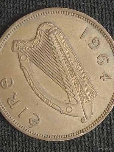 1 пенни ирландия 1964