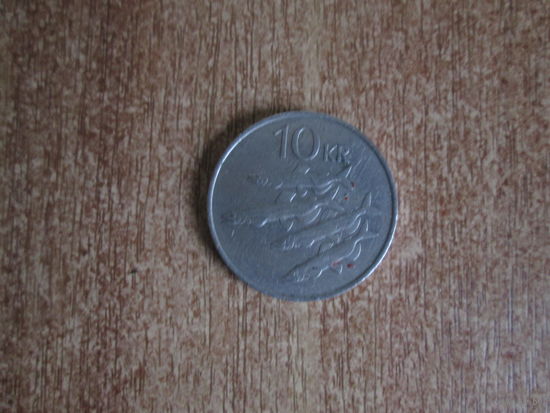 10 крон 1984 года.Исландия.