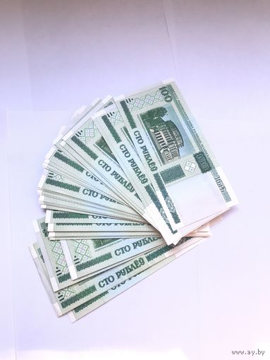 100 руб 2000 год UNC Беларусь 72 шт - Распродажа - Смотрите другие мои лоты!
