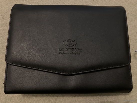 Папка органайзер для сервисных документов KIA 23х18х5см