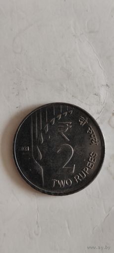 Индия 2 рупеес 2021