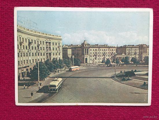 Минск. Круглая площадь. Площадь Победы. Чистая.