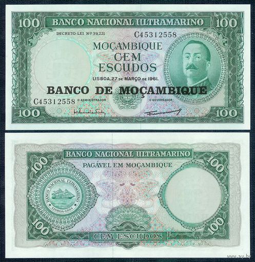 Мозамбик 500 эскудо 1961 год, UNC