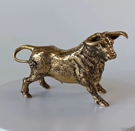 Статуэтка Бык Латунь