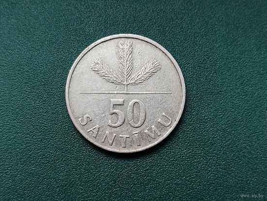 50 сантимов Латвия.