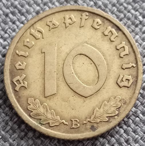 10 рейхспфеннигов 1939 В