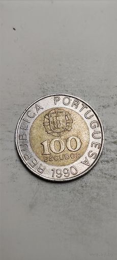 Португалия 100 эскудос 1990