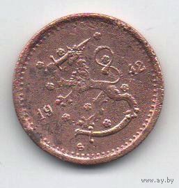 ФИНЛЯНДСКАЯ РЕСПУБЛИКА. 50 ПЕННИ 1942. БРАК. МАГНИТ
