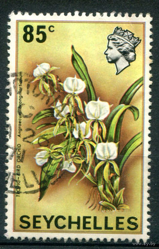 Британские колонии - Сейшелы - 1970г. - цветы, 85 с - 1 марка - гашёная [Mi 284]. #O-W-102-B-2