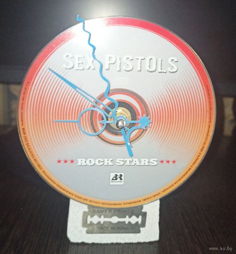 Часы настольные, Sex Pistols, нерабочие