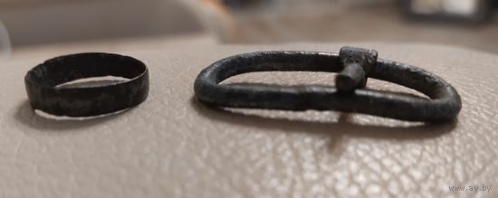 Пряжка и колечко 19в