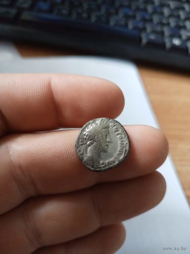 14 Римская империя.Антоний Пий (138-161) денарий серебро 159-160 Рим