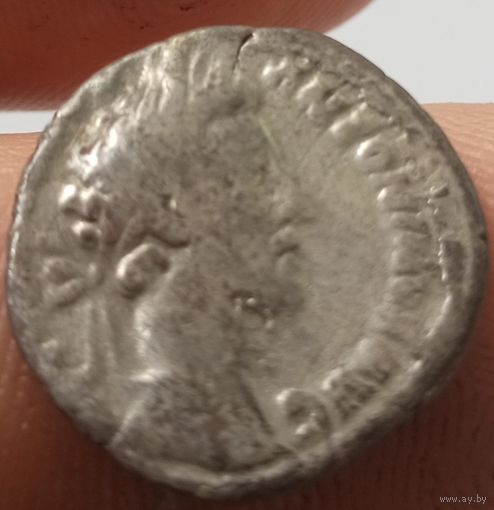 14 Римская империя.Антоний Пий (138-161) денарий серебро 159-160 Рим