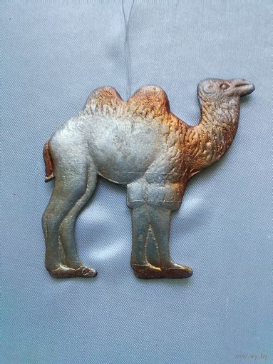 Старинный ёлочный картонаж.Верблюд.Каталог.