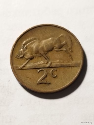 ЮАР 2 цента 1973