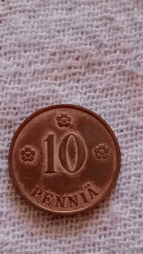 Финляндия 10 пенни 1937