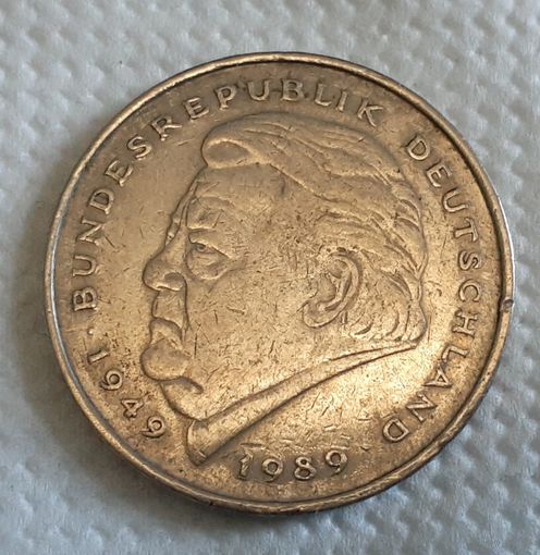 Германия 2 марки, 1991 "A" (12-7-11)