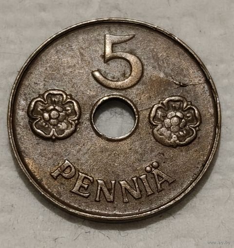 Финляндия 5 пенни, 1941 (2-11-152)