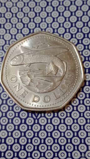 Барбадос 1 доллар 1988