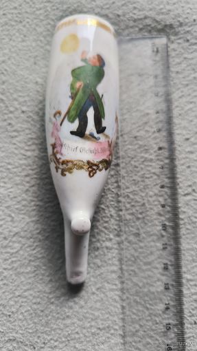 Антикварная фарфоровая чаша "Мориц" (по мотивам Вильгельма Буша)