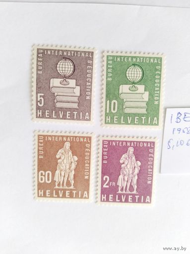 Швейцария  1958 4 м  (IBE)