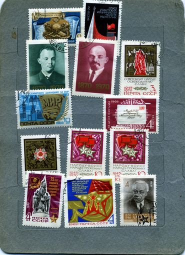 СССР, 1970,  ПИОНЕРЫ  СССР  СБОРНЫЙ ЛОТ   п3м  по 10 коп шт гашеная