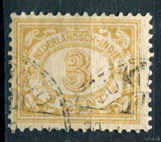 Нидерландская Индия - 1912/14г. - 3 с - 1 марка - гашёная [Mi 111]. #3-WB-87-A-1