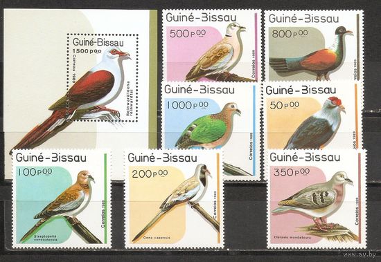 ФФ1 Гвинея Биссау 1989 Птицы