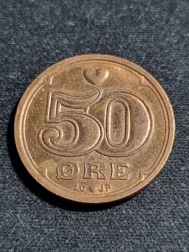 Дания 50 эре 1998