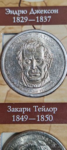 США 1 доллар президент Закари Тейлор 1849-1850