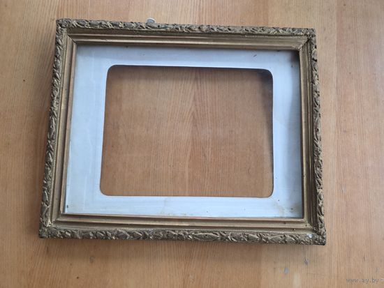 СТАРАЯ РАМКА СО СТЕКЛОМ.