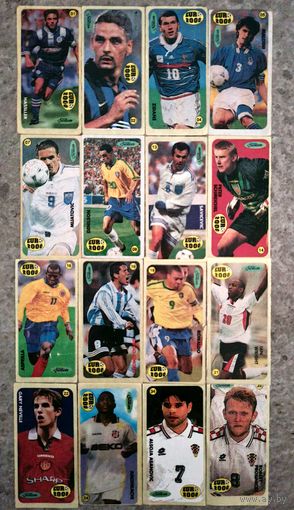 Вкладыши наклейки EURO 2000