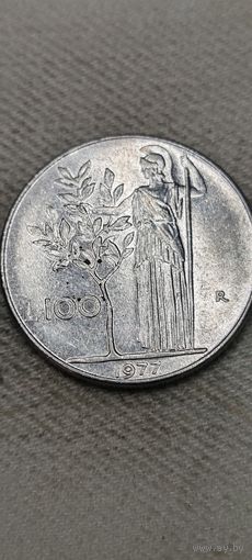 Италия 100 лир 1977