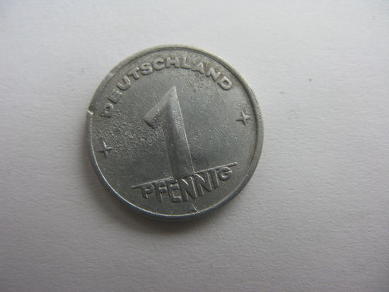 ГДР 1 пфенниг 1949 А
