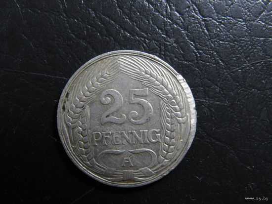 Германия. 25 пфеннигов. 1910A. С 20 копеек. Распродажа коллекции. Смотрите другие лоты.