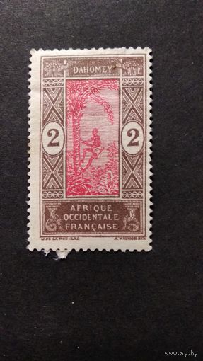 Французская западная Африка \674фе\ ДАГОМЕЯ 1913 MH