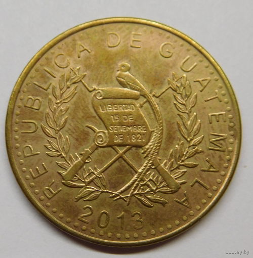 Гватемала 1 кетсаль 2013 г