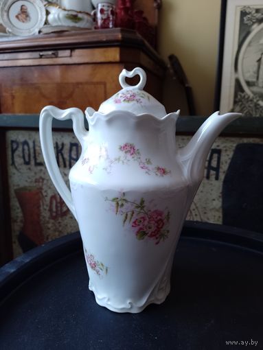 Чайник кофейник КРМ Германия 1904 / 1927 фарфор