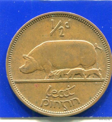 Ирландия 1/2 пенни 1966
