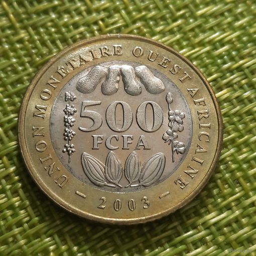 Западная Африка. 500 франков 2003 г