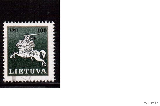 Литва-1991 (Мих.473)  гаш  , Стандарт, Герб(2)
