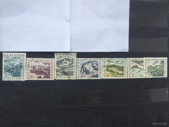 Болгария 1967 год. Горные вершины Болгарии (серия из 7 марок)