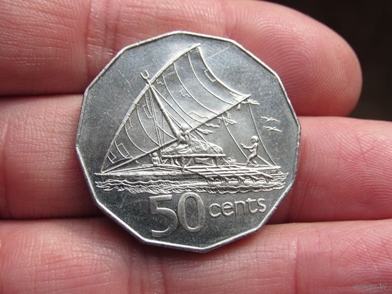 Фиджи.50 центов.1997. С 20 копеек. Распродажа коллекции. Смотрите другие лоты.